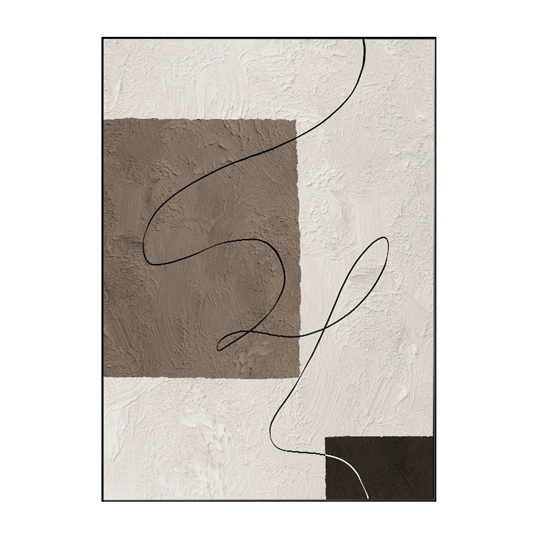 NEW: Brun Abstract Shape Print