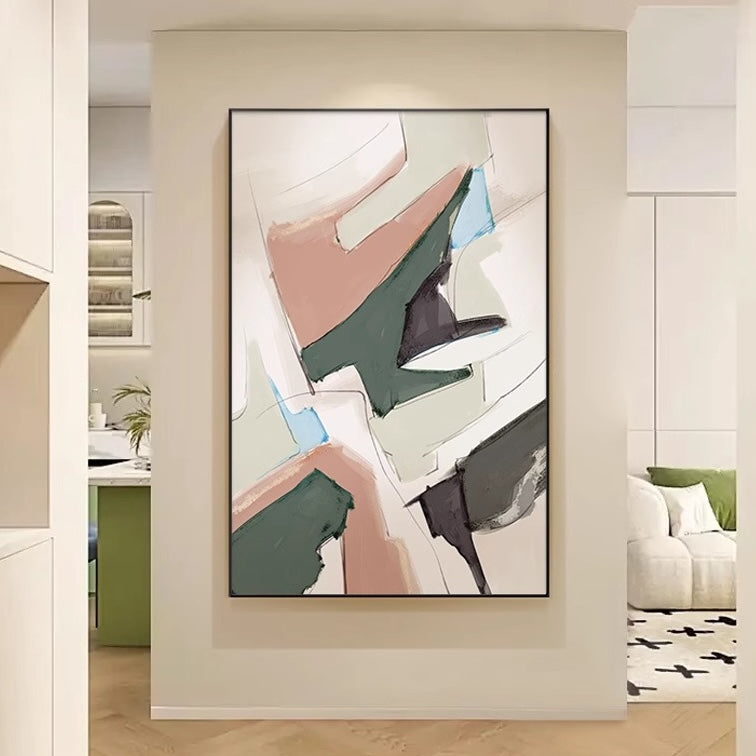 NEW: Verde Moderna Abstract Shape Print