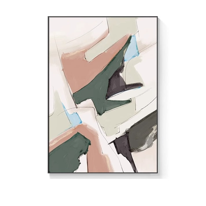 NEW: Verde Moderna Abstract Shape Print
