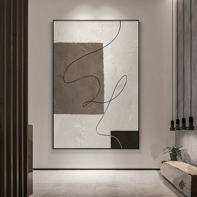 NEW: Brun Abstract Shape Print