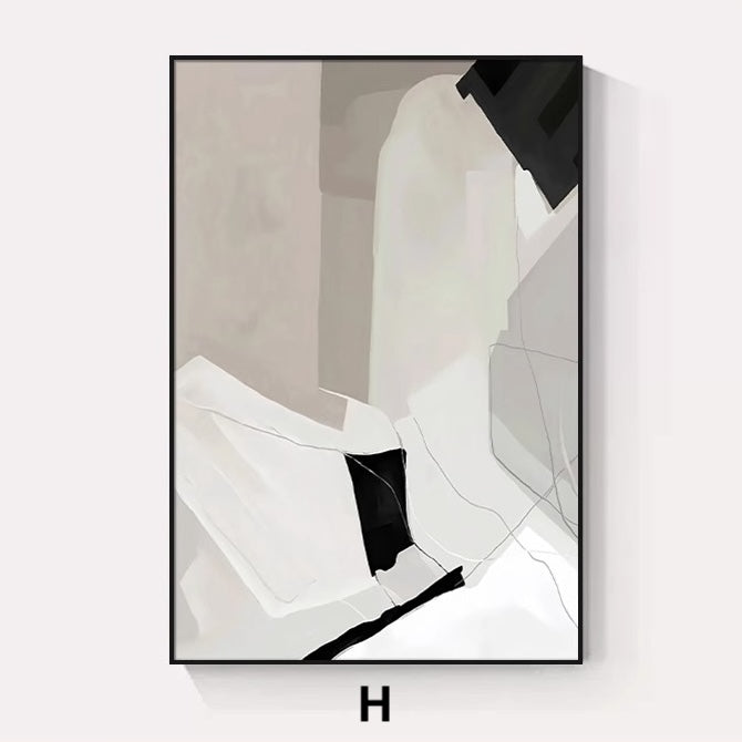 NEW: Sombre Abstract Shape Print