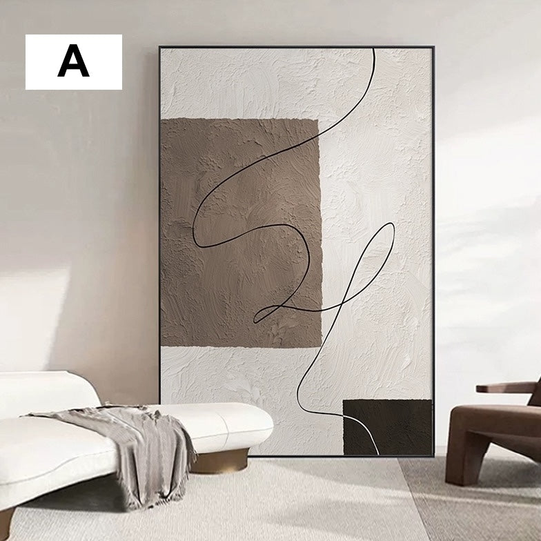 NEW: Brun Abstract Shape Print