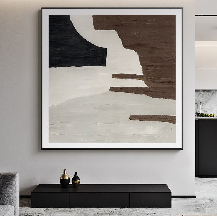 Dark Kafe Abstract Print