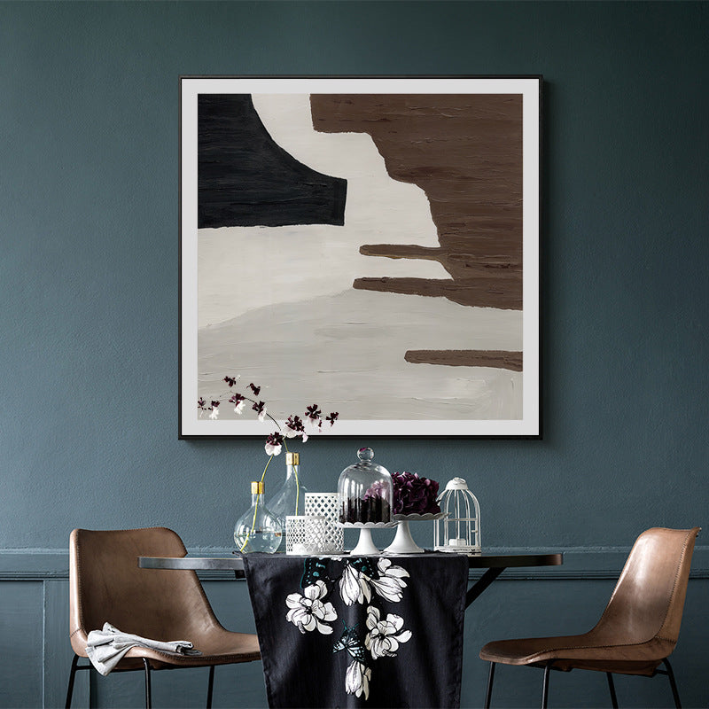 Dark Kafe Abstract Print