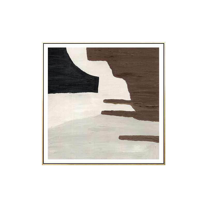 Dark Kafe Abstract Print