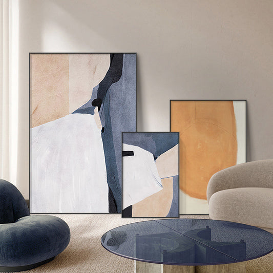 SALE: Rose Serenity Abstract Shape Print