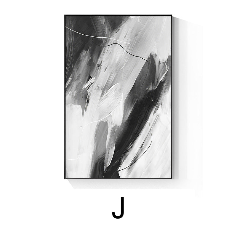 SALE: Noir Contrast Abstract Print -Click for more Designs