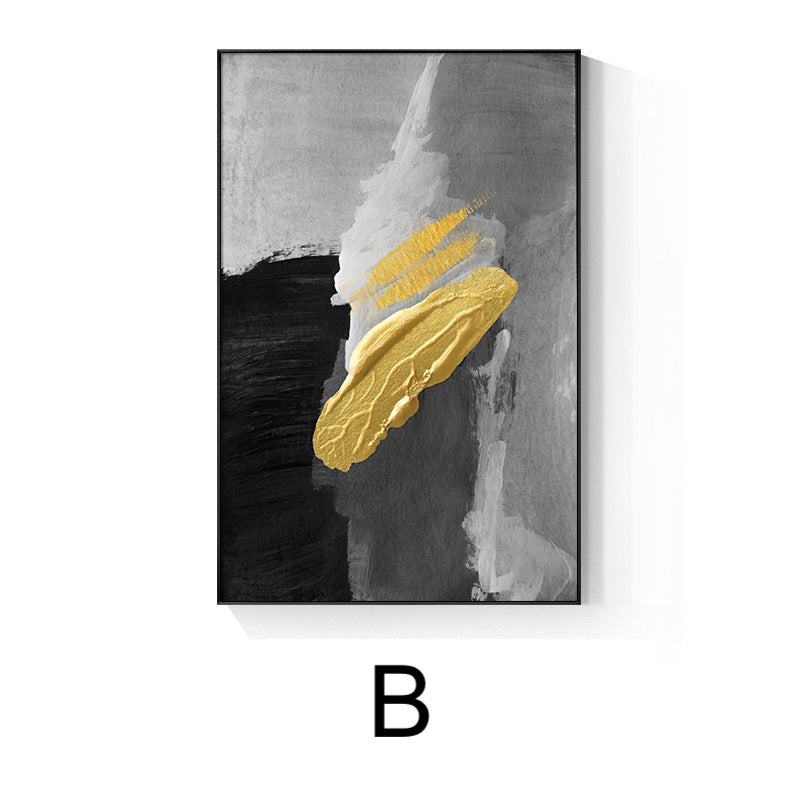 SALE: Noir Contrast Abstract Print -Click for more Designs