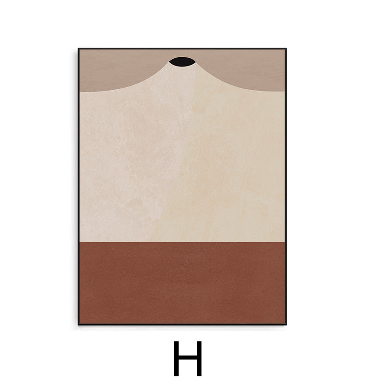 SALE: Rose Serenity Abstract Shape Print