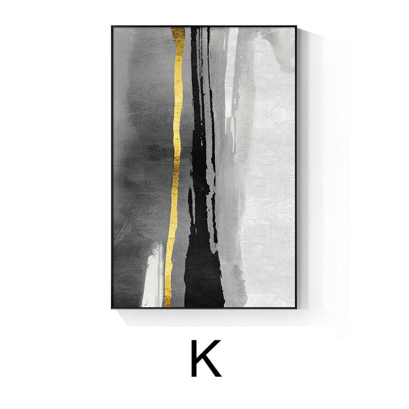 SALE: Noir Contrast Abstract Print -Click for more Designs