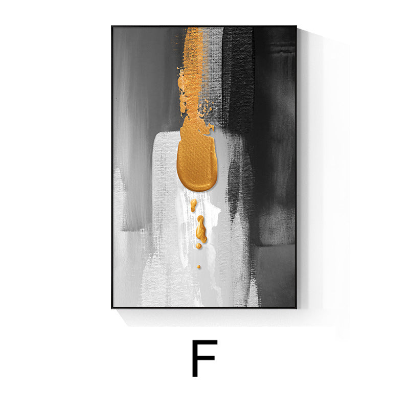 SALE: Noir Contrast Abstract Print -Click for more Designs