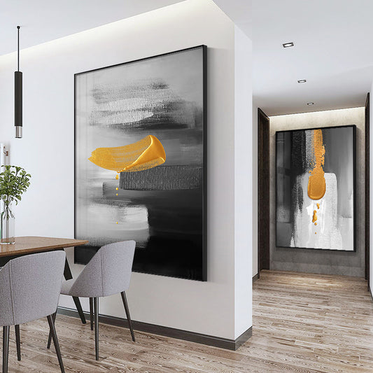 SALE: Noir Contrast Abstract Print -Click for more Designs