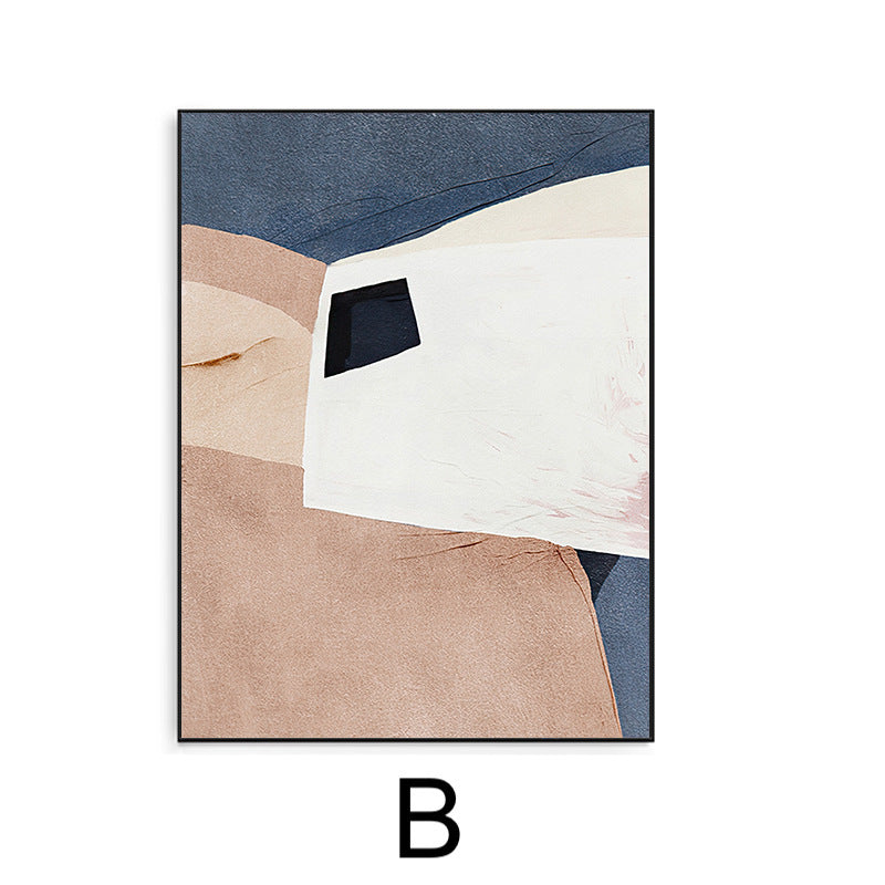 SALE: Rose Serenity Abstract Shape Print