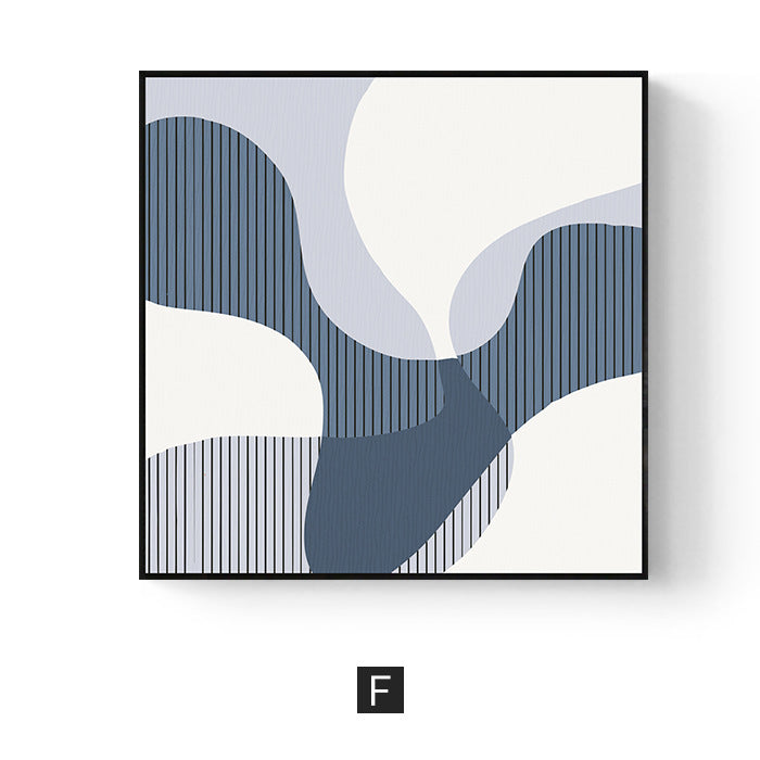 SALE: Cerulean Squared Shape Print