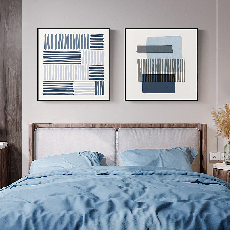 SALE: Cerulean Squared Shape Print