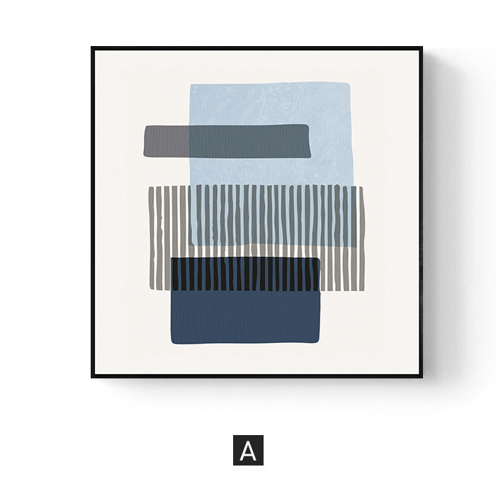 SALE: Cerulean Squared Shape Print