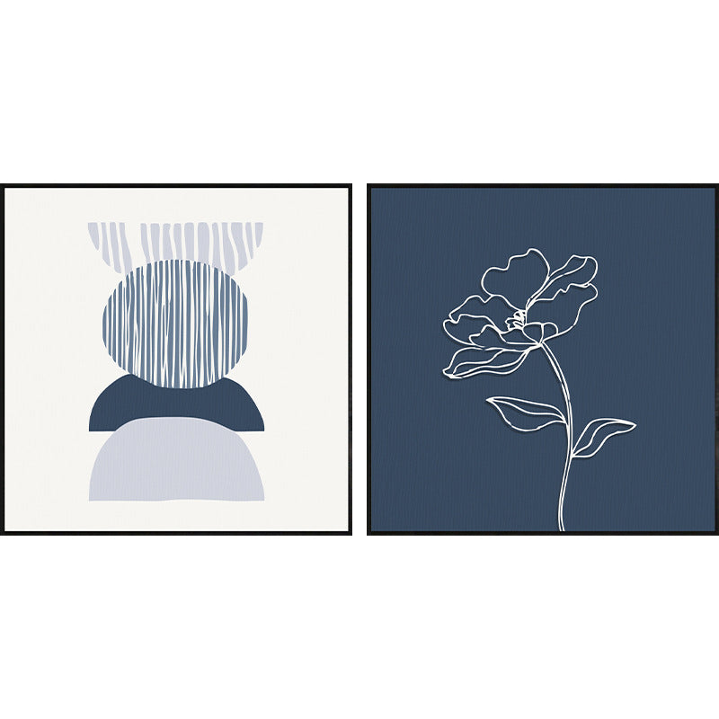 SALE: Cerulean Squared Shape Print