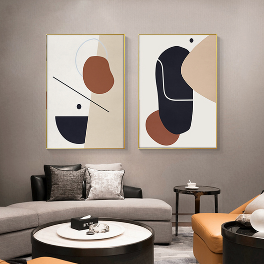 SALE: Marrone Abstract Print