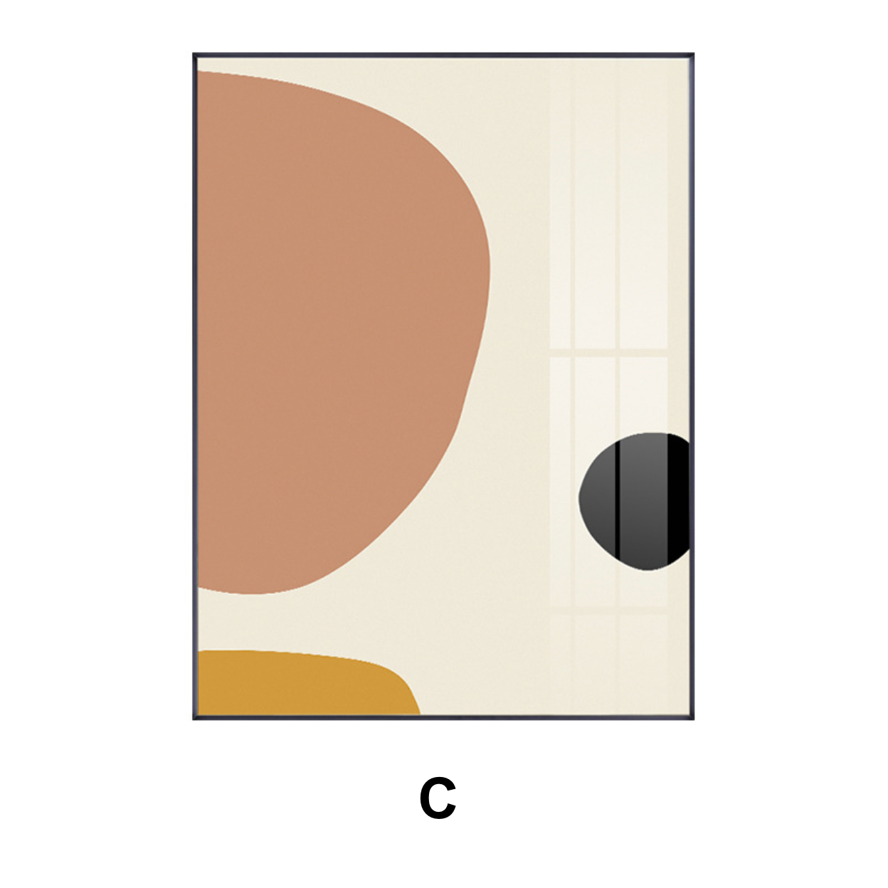 Ambre Postmodern Shape Print