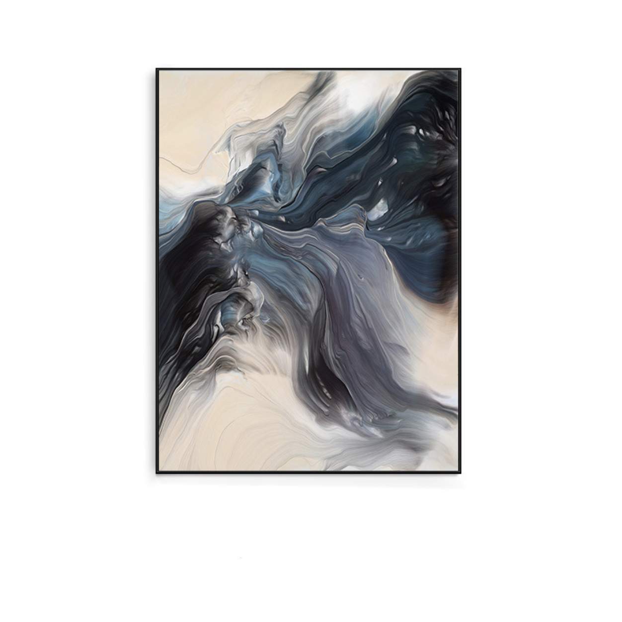 Wave Illusion Abstract Print