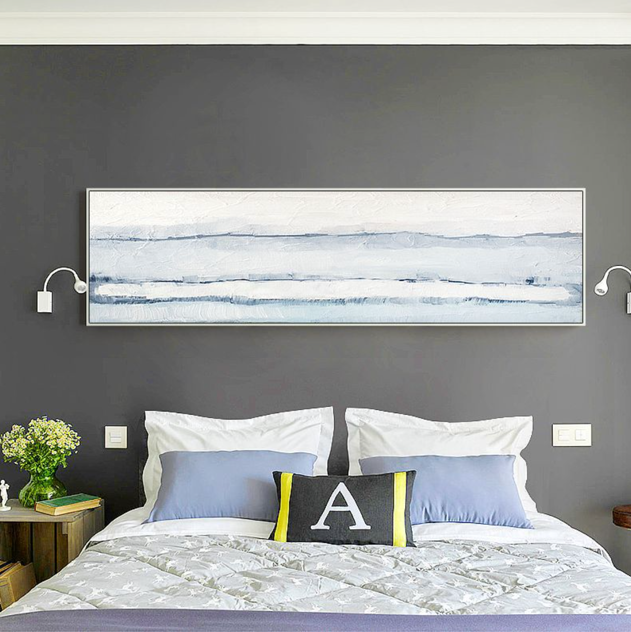 Abstract Headboard Print