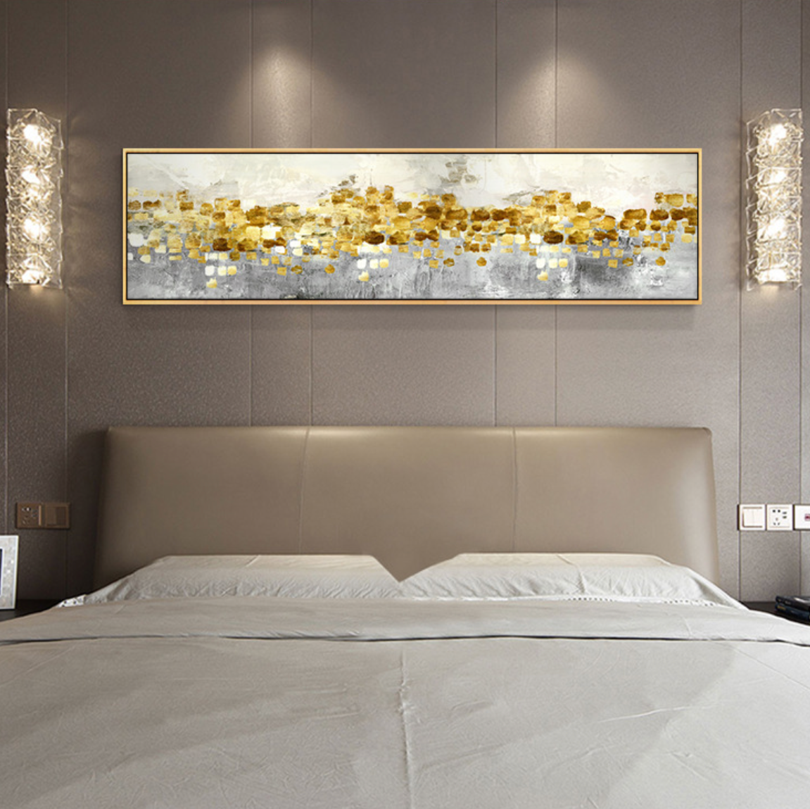 Abstract Headboard Print