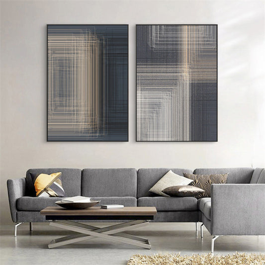 SALE: Noir Fonce Neutral Line Print