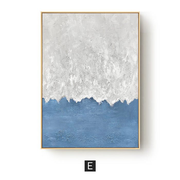 Blue Cloude Abstract Print