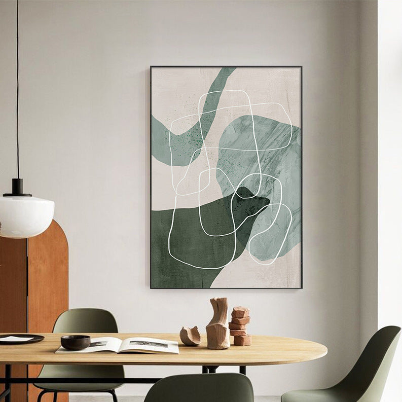 NEW: Bouclé Abstract Shape Print