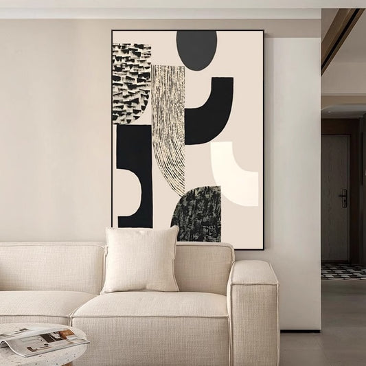 NEW: Sombre Abstract Shape Print