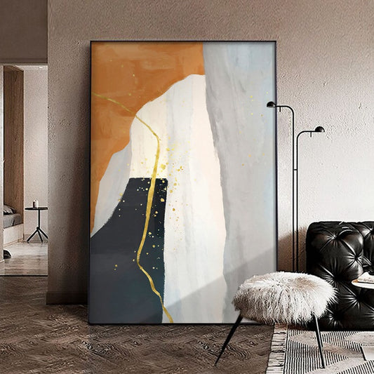 NEW: Bronzo Abstract Print