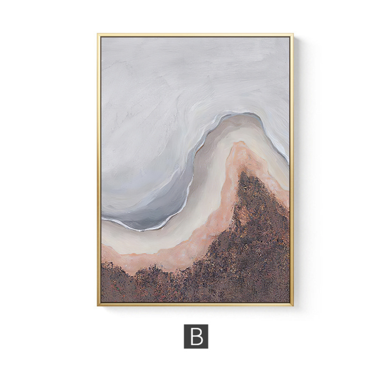 Muted Agate Print