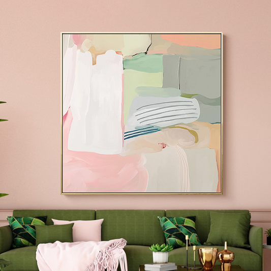 Vert Rosé Abstract Print