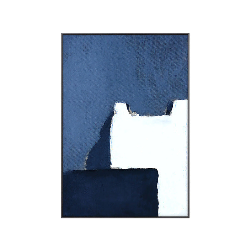 Bleu Izmir Abstract Print